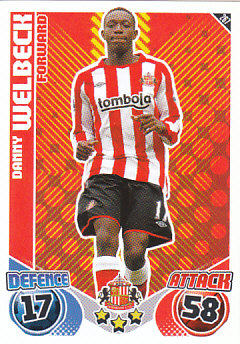 Danny Welbeck Sunderland 2010/11 Topps Match Attax #267